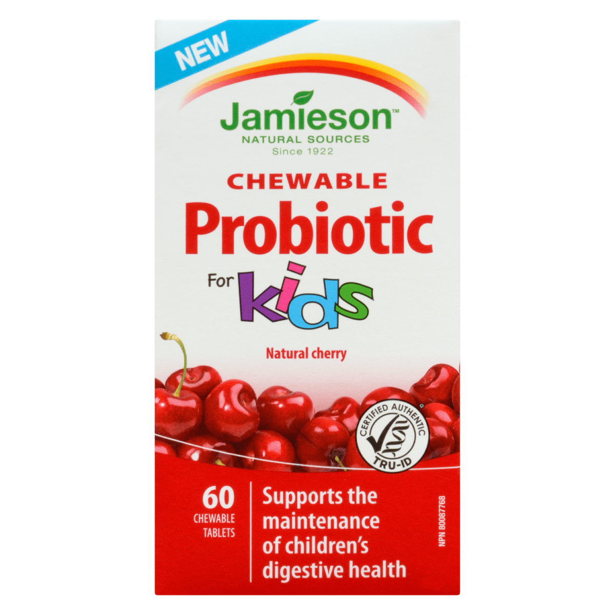 Jamieson Chewable Probiotic Kids Cherry 60 - Okotoks HC Pharmacy