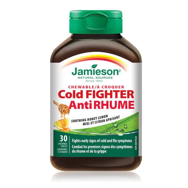 Jamieson cold fighter chewable 30 tablets - Okotoks HC Pharmacy