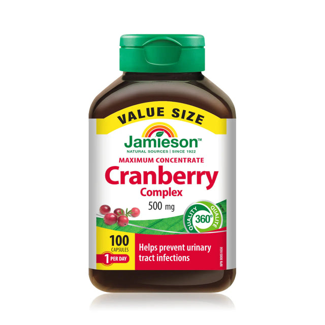 Jamieson Cranberry Complex 500mg 100 Caps - Okotoks HC Pharmacy