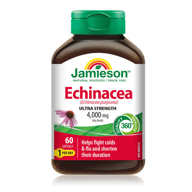 Jamieson echinacea 4000mg 60 softgels - Okotoks HC Pharmacy