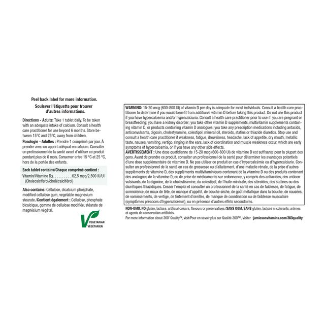 Product label with text and a logo on a white background - Okotoks HC Pharmacy