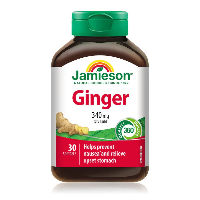 Jamieson Ginger 340MG 30 Softgel - Okotoks HC Pharmacy