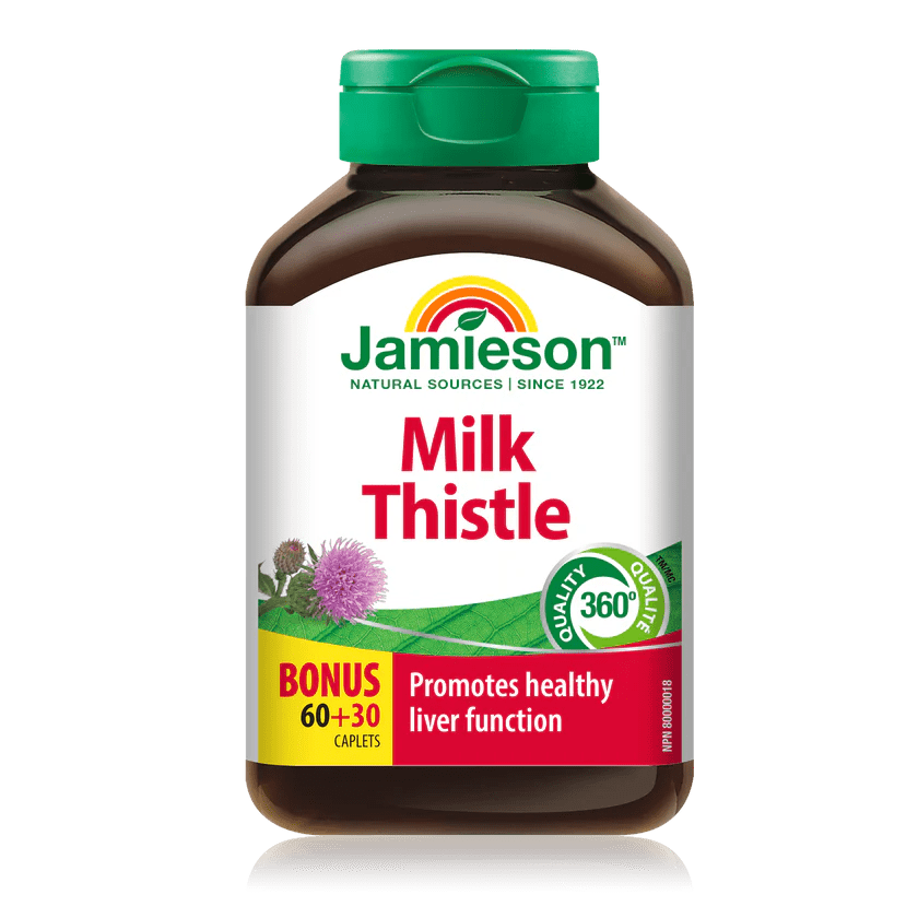 Jamieson Milk Thistle - 60 + 30 Caplets - okotoks hc pharmacy