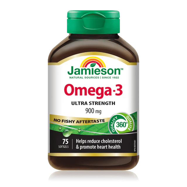 Jamieson omega 3 900mg 75 softgels - Okotoks HC Pharmacy
