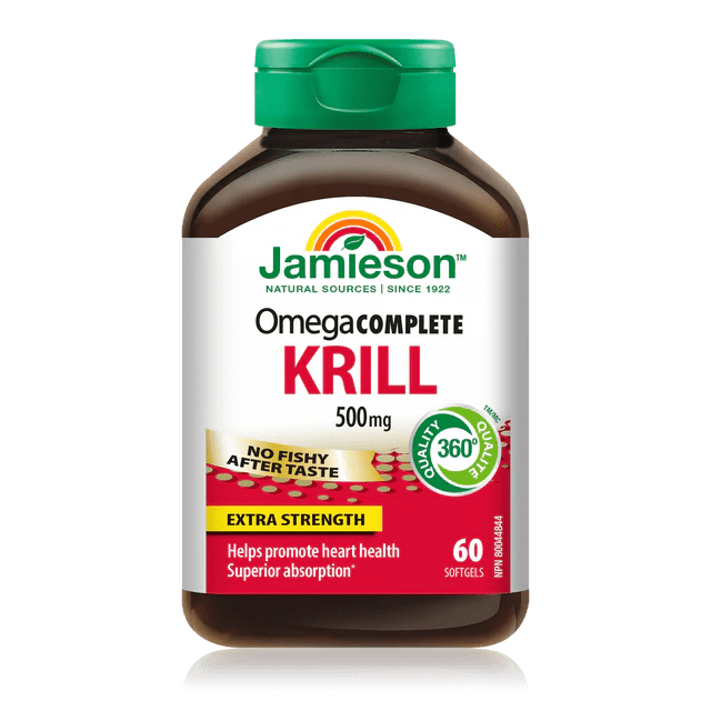 Jamieson omega complete krill 500mg 60 softgels - Okotoks HC Pharmacy