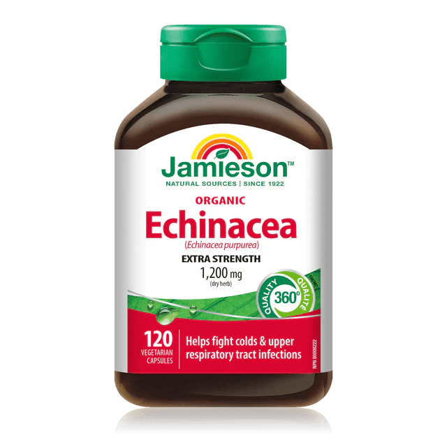 Jamieson organic echinacea 1200mg 120 capsules - Okotoks HC Pharmacy