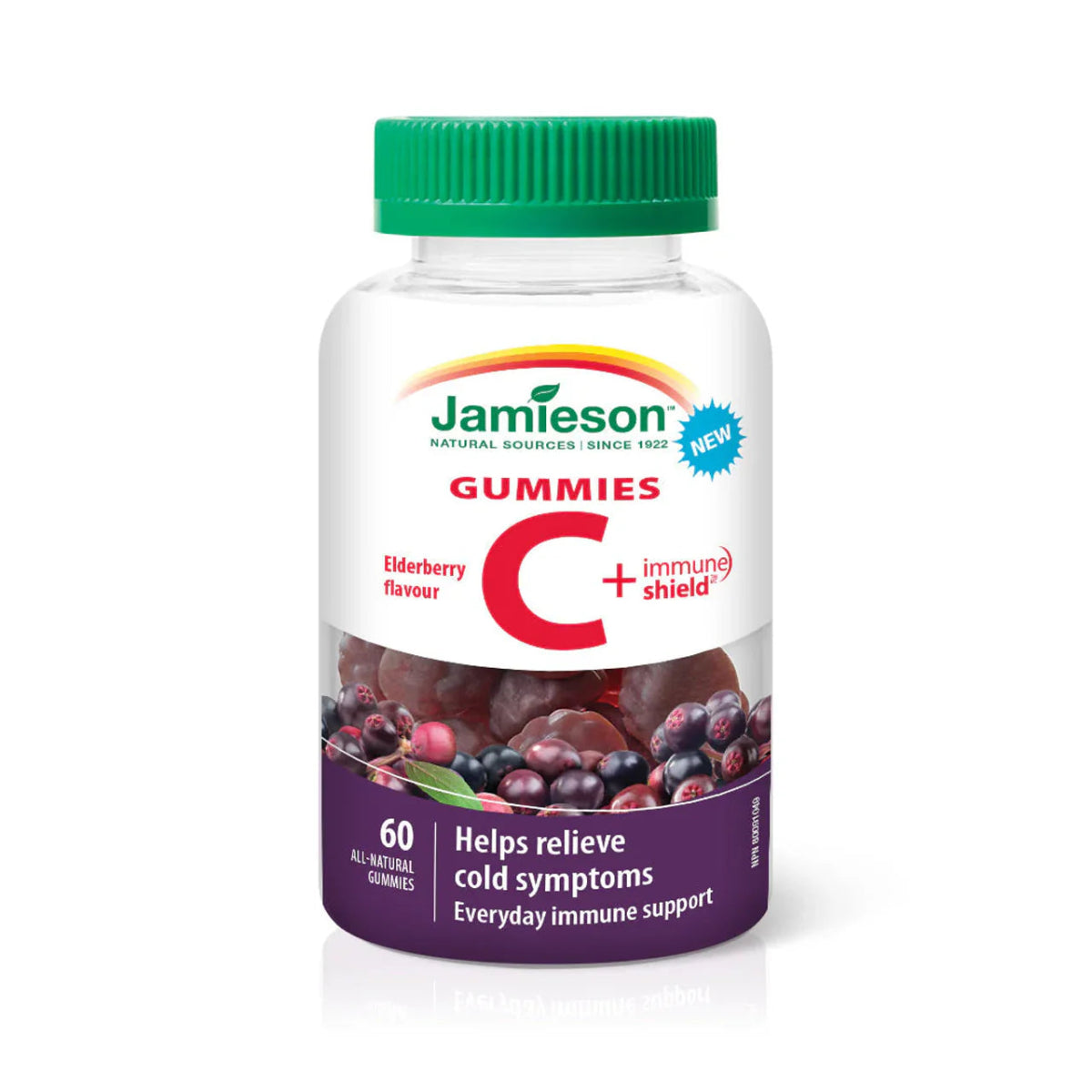 Jamieson Vitamin C+ Elderberry Immune Shield Gummies 60 - Okotoks HC Pharmacy