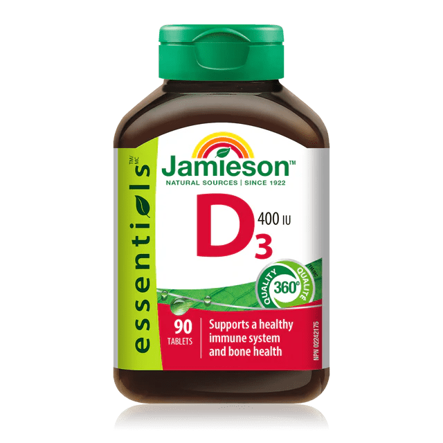 Jamieson vitamin d3 400iu 90 tablets - Okotoks HC Pharmacy