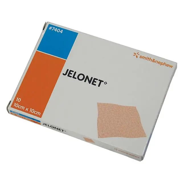 Box of Jelonet bandages by Smith & Nephew on a white background - okotoks hc pharmacy