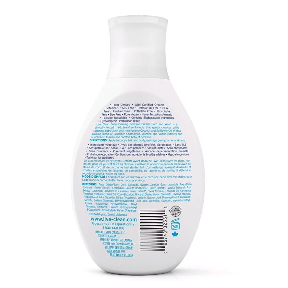 Back view of a white bottle with text and a barcode on a white background - okotoks hc pharmacy
