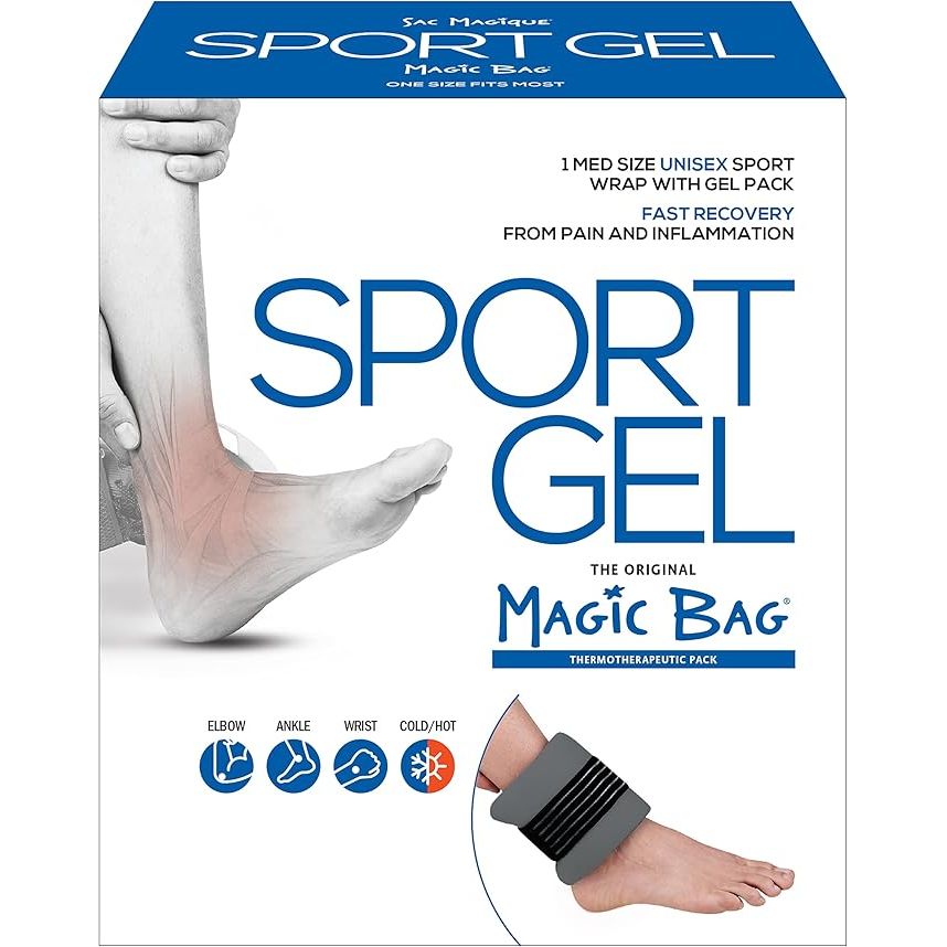 Sport Gel packaging with a foot illustration and product details. - okotoks hc pharmacy