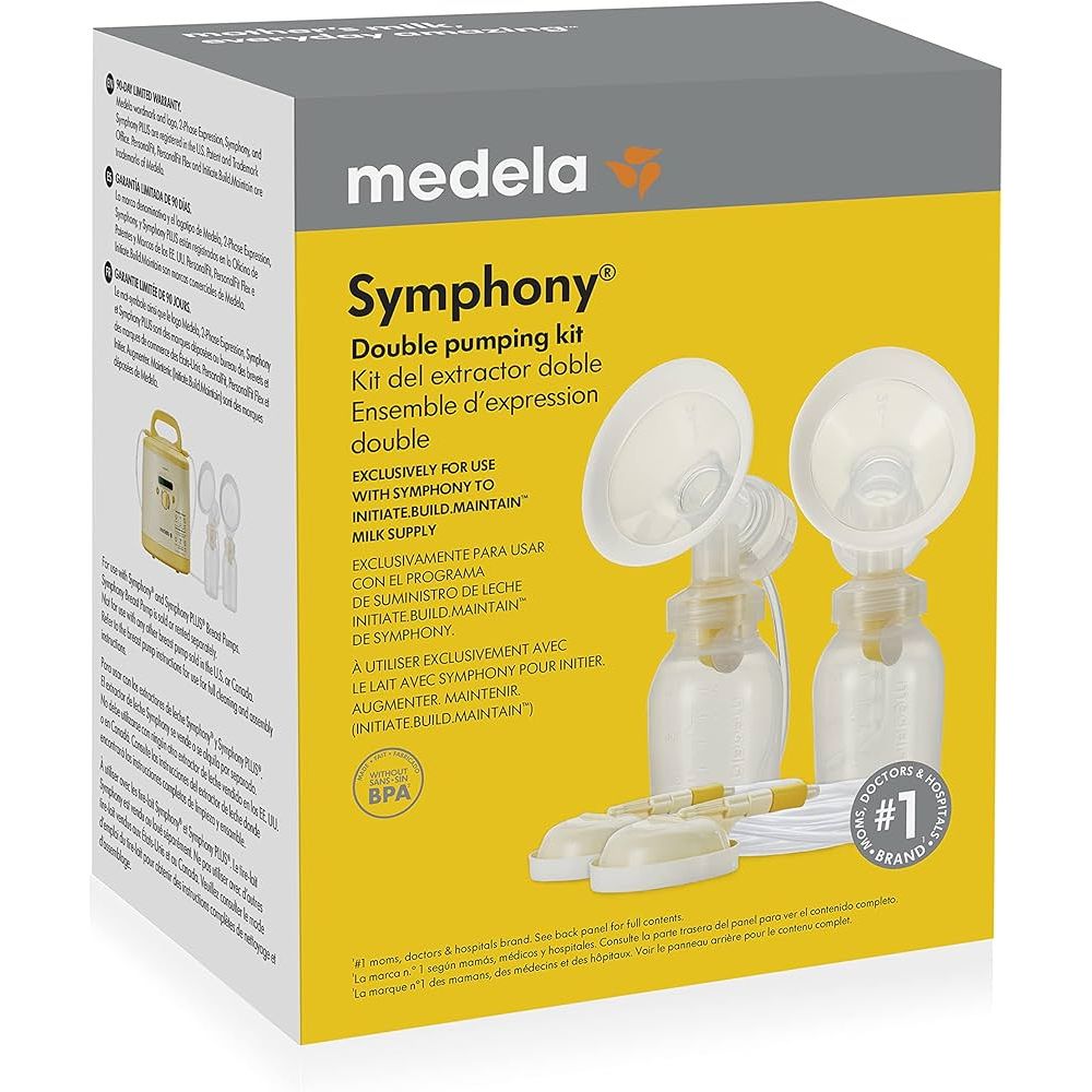 Medela Symphony double pumping kit packaging on a white background - okotoks hc pharmacy