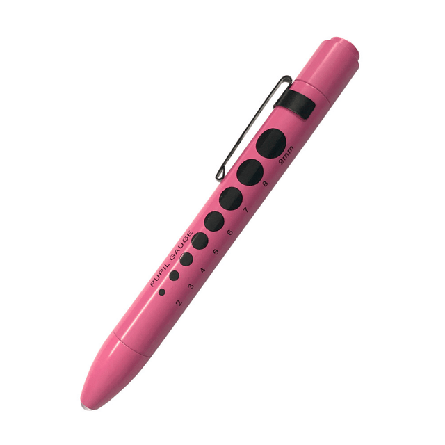 Pink pen with black dots on a white background - okotoks hc pharmacy
