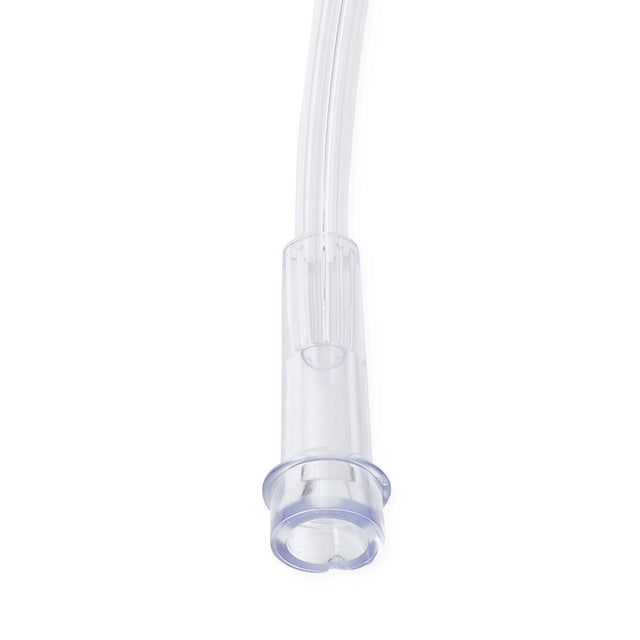 Clear plastic tube with a blue cap on a white background - okotoks hc pharmacy