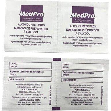 MedPro Alcohol Prep Pads - okotoks hc pharmacy