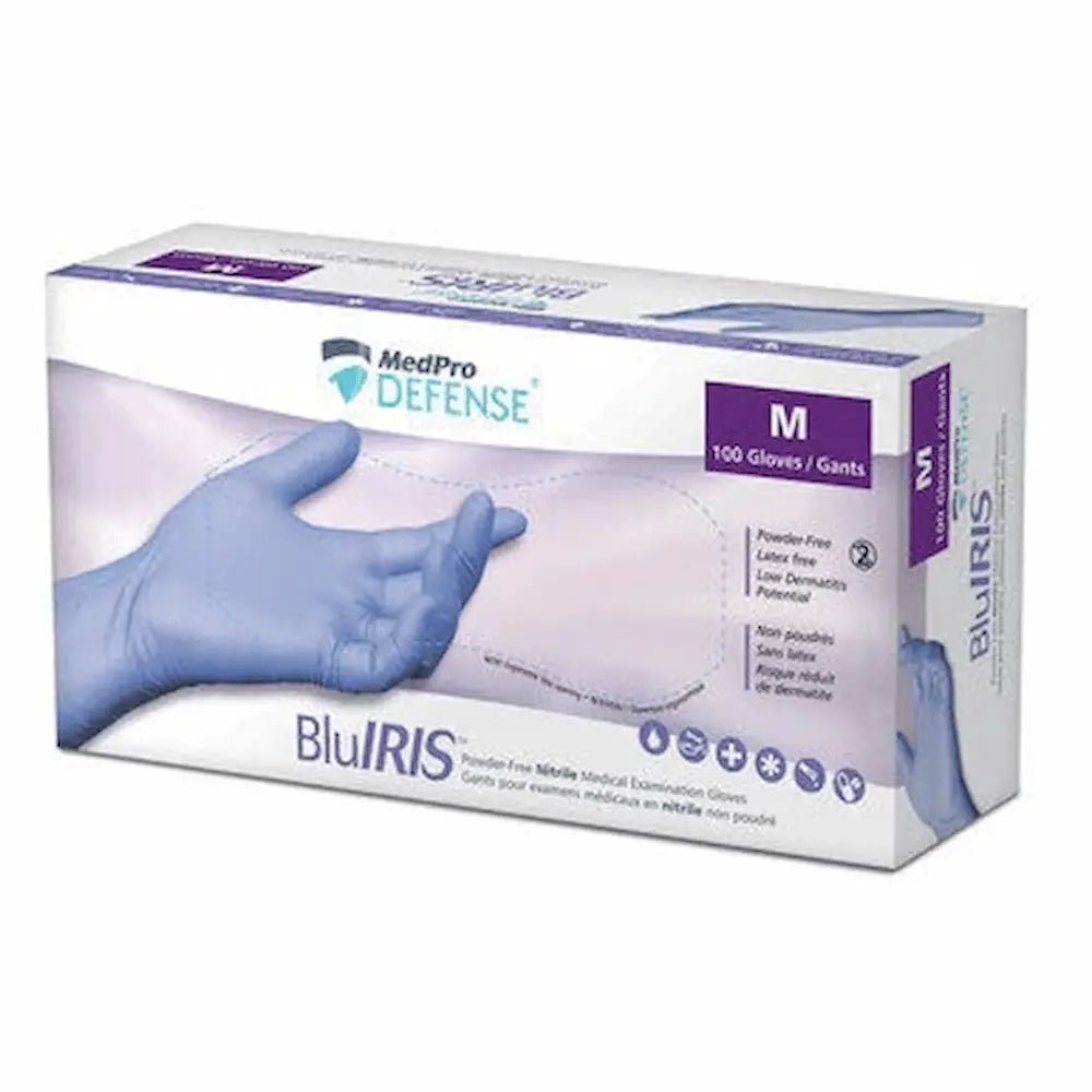 MedPro Defense BluIRIS Nitrile Powder - Free Exam Gloves - Okotoks HC Pharmacy