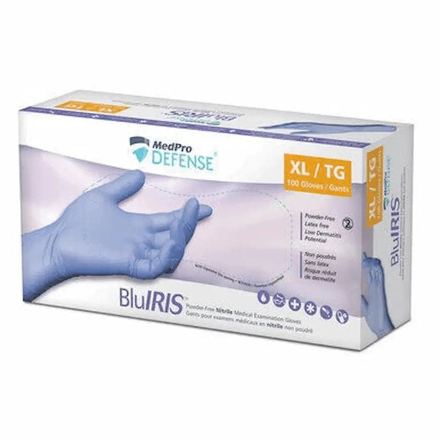 MedPro Defense BluIRIS Nitrile Powder - Free Exam Gloves - Okotoks HC Pharmacy
