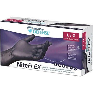 Medpro Defense NiteFlex Nitrile Powder - Free Medical Exam Gloves - Okotoks HC Pharmacy