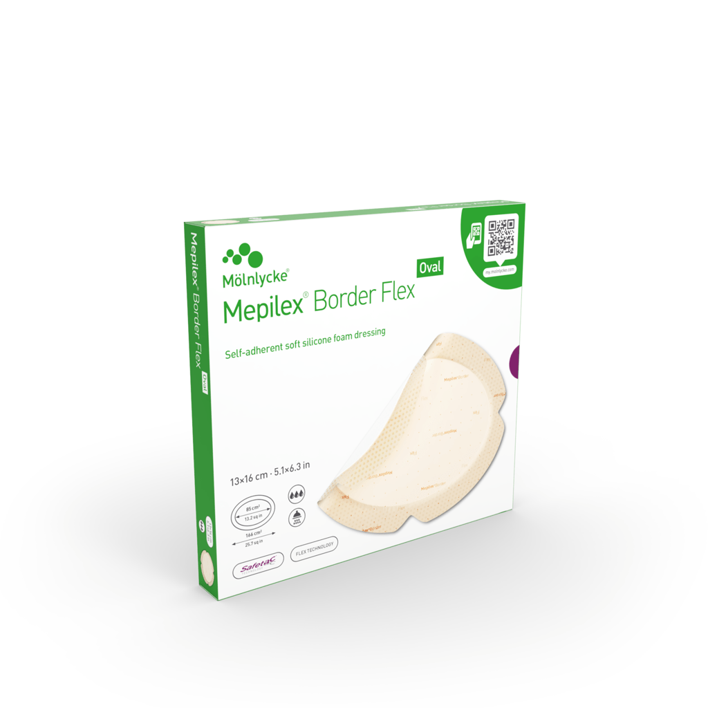 Mepilex Border Flex Oval - okotoks hc pharmacy