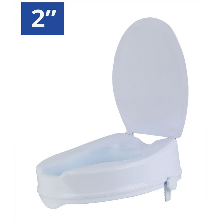 MOBB 2" Raised Toilet Seat with Lid - okotoks hc pharmacy