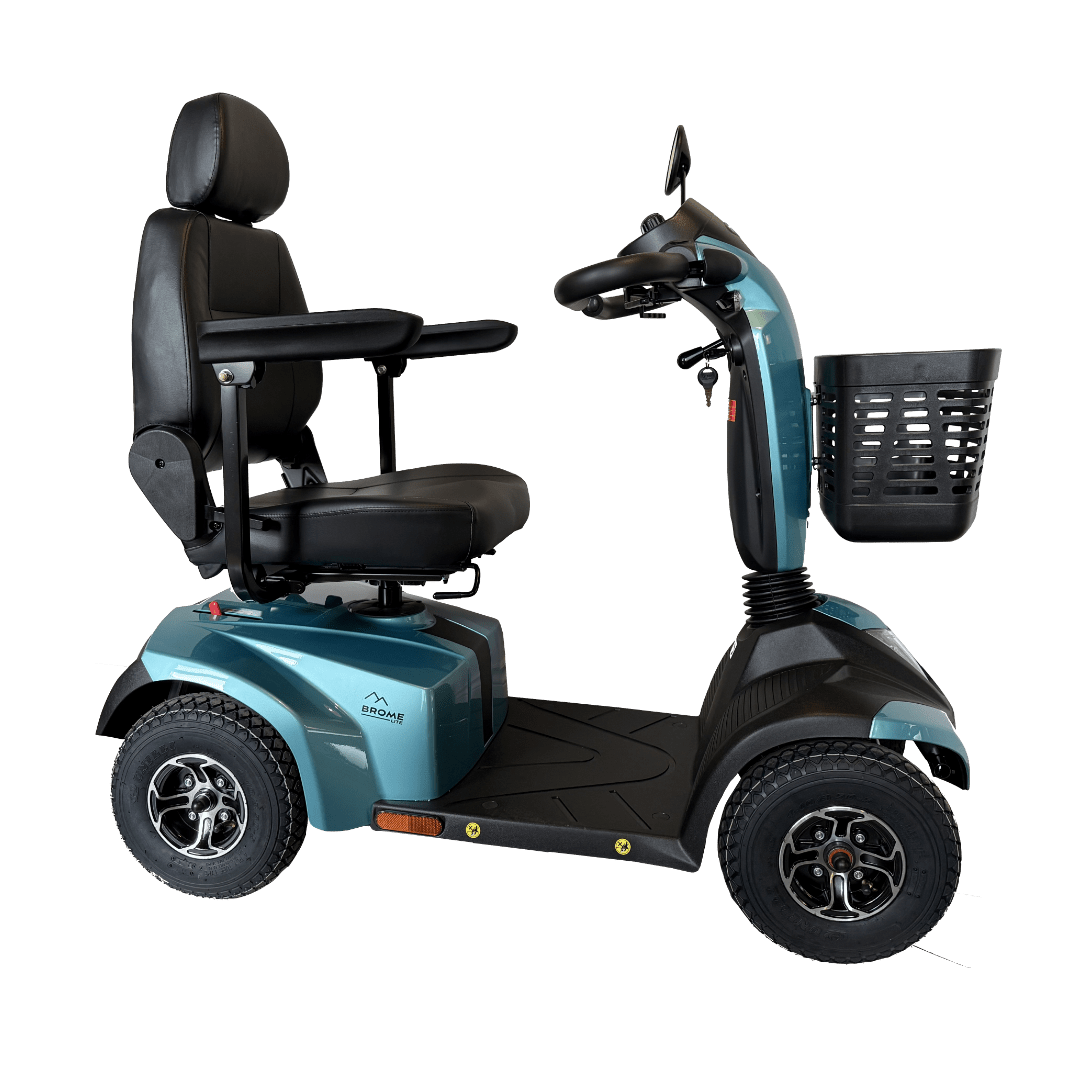 MOVO Brome Lite 4 Wheel Mobility Scooter - Turquoise - okotoks hc pharmacy