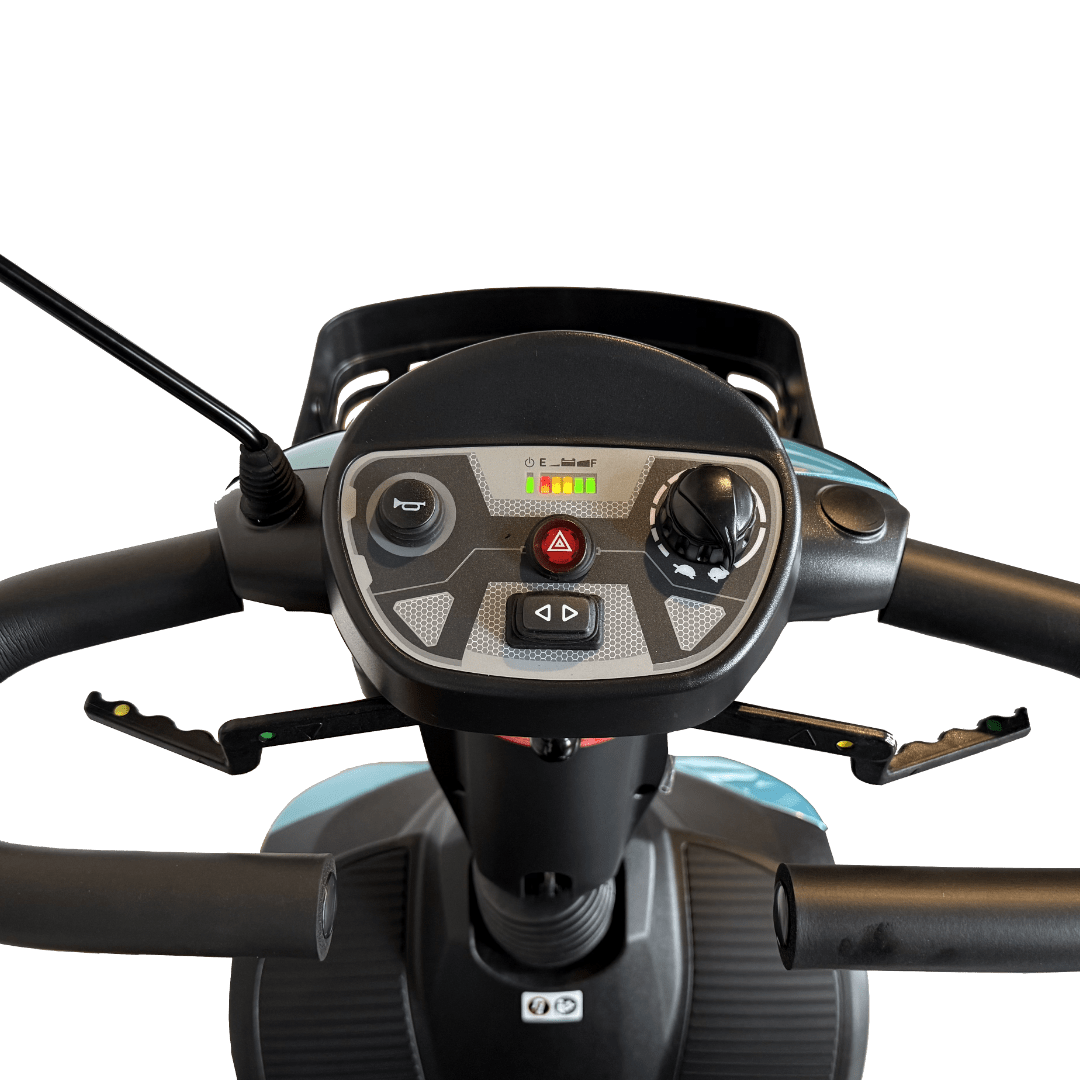 MOVO Brome Lite 4 Wheel Mobility Scooter - Turquoise - okotoks hc pharmacy