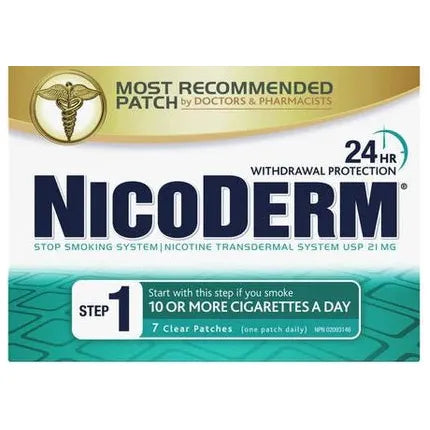 Nicoderm Step 1 Patch Clear 21MG 7 - #shop_name