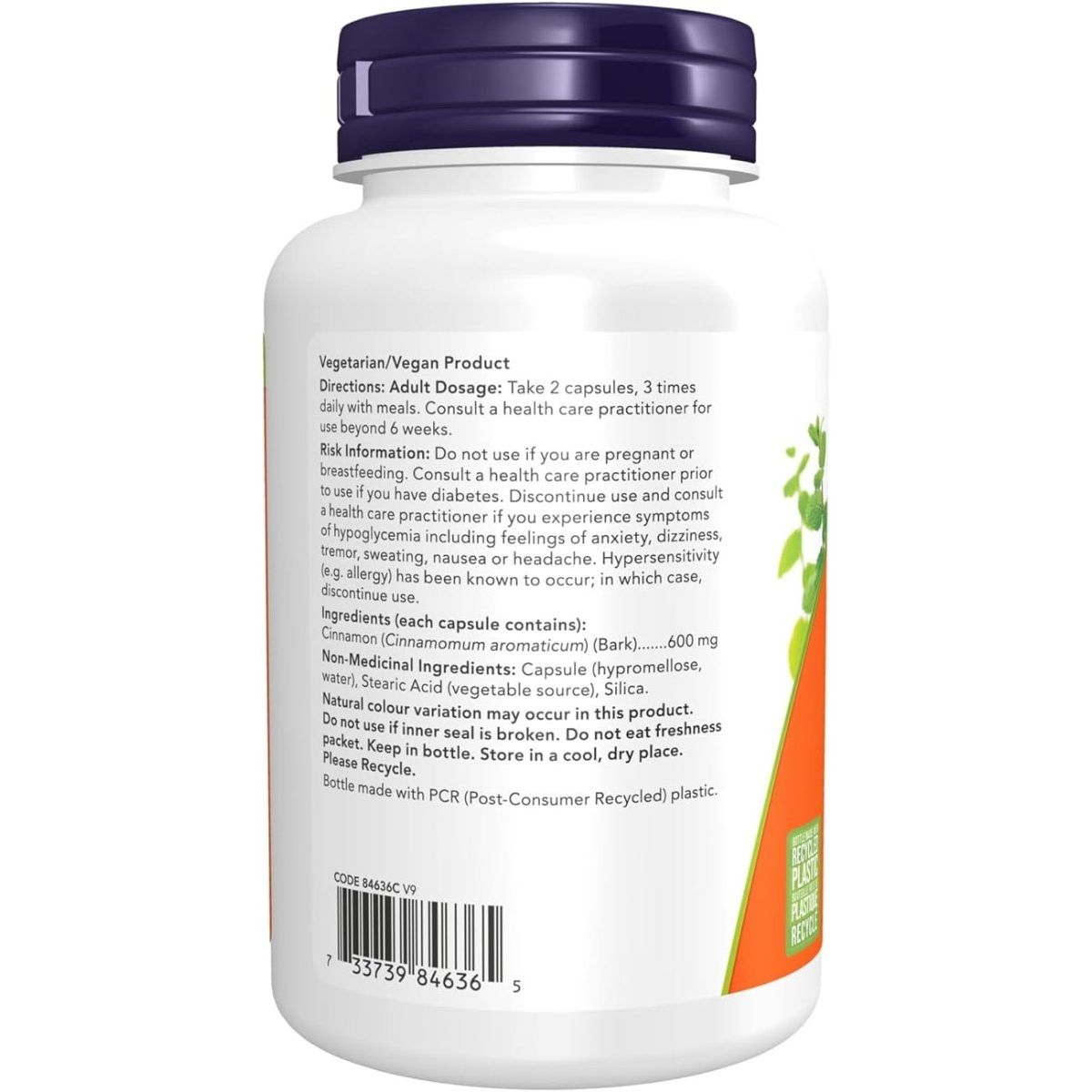 Supplement bottle with label showing directions and ingredients - okotoks hc pharmacy