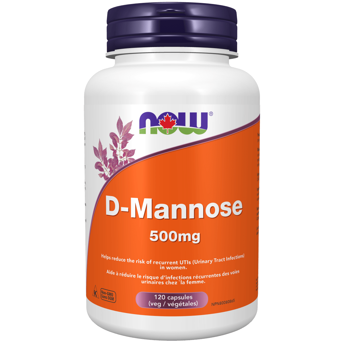 Now D-mannose 500mg 120 caps - Okotoks HC Pharmacy