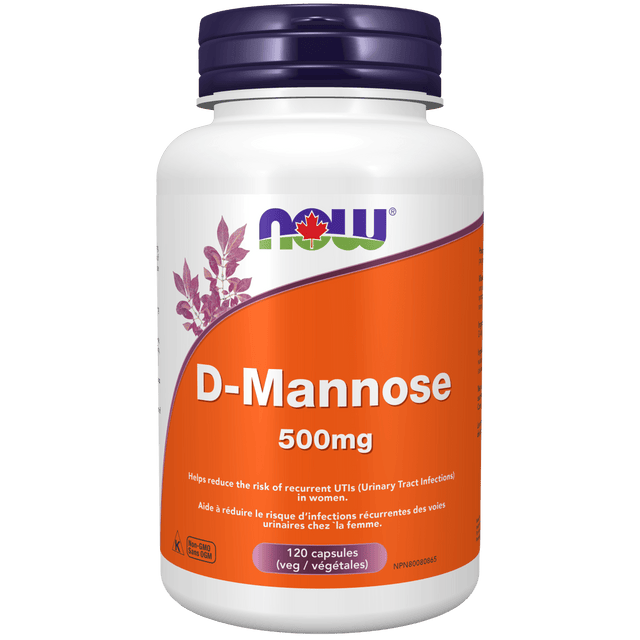 Now D-mannose 500mg 120 caps - Okotoks HC Pharmacy