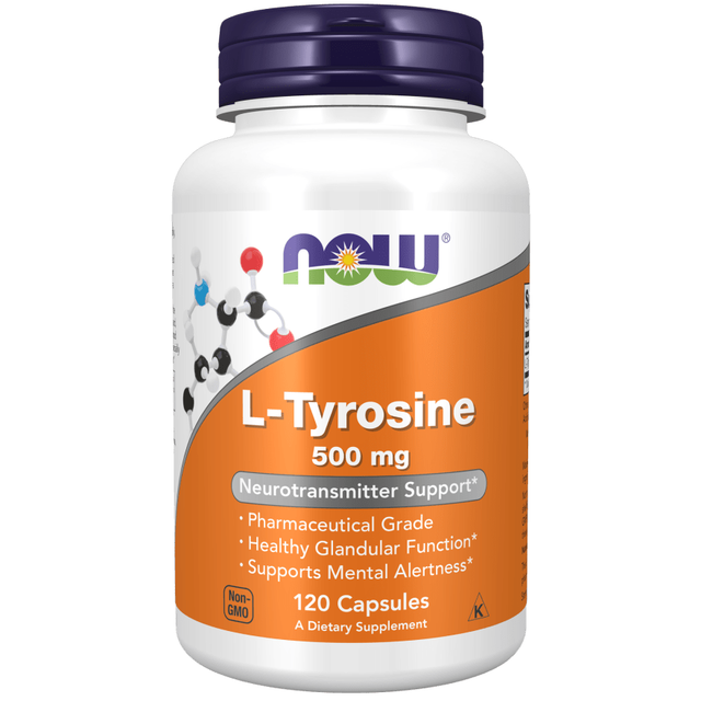 Now L-Tyrosine 500mg 120caps - Okotoks HC Pharmacy