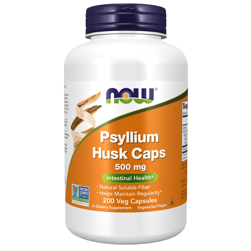 Now psyllium husk 500mg 200 caps - Okotoks HC Pharmacy