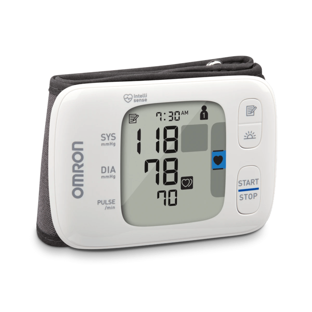 Omron blood pressure monitor on a white background - Okotoks HC Pharmacy