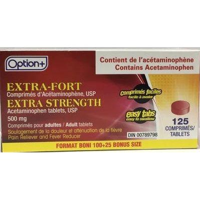 Option+ Acetaminophen Extra Strength 500mg Tablets - #shop_name