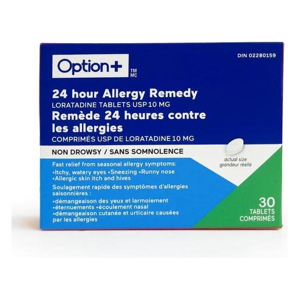Option+ Allergy 24HR Remedy TB 10MG 30 - #shop_name