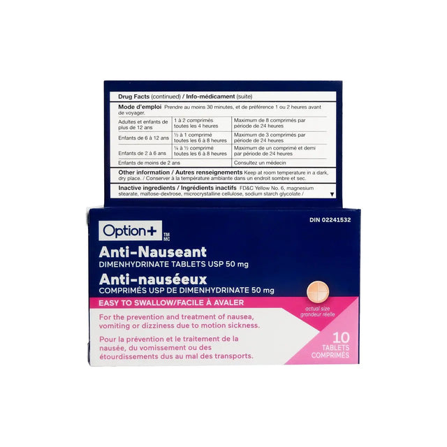 Option+ Anti - Nausea TB 10 - #shop_name