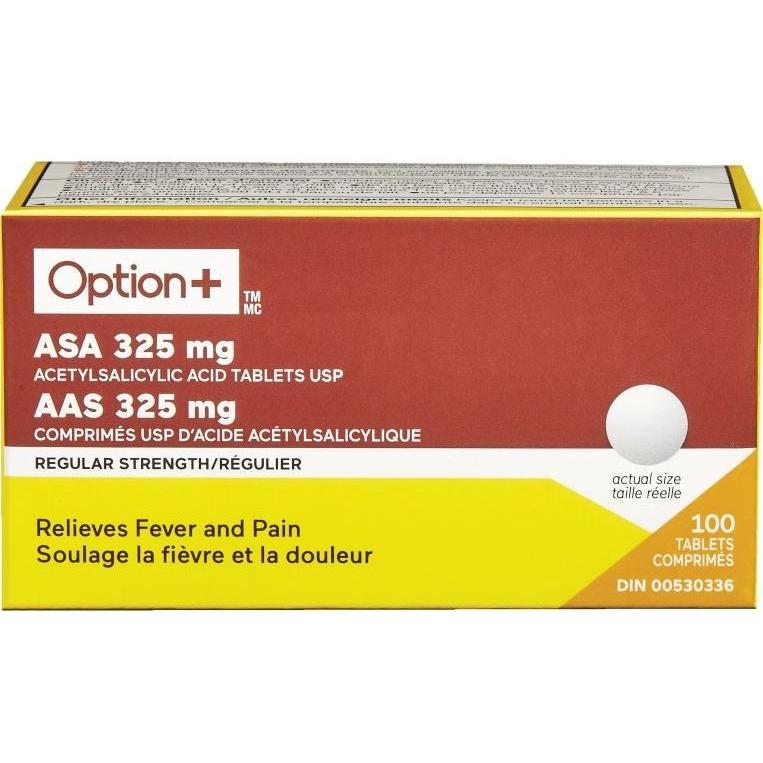 Option+ ASA 325mg Tablets 100 - #shop_name