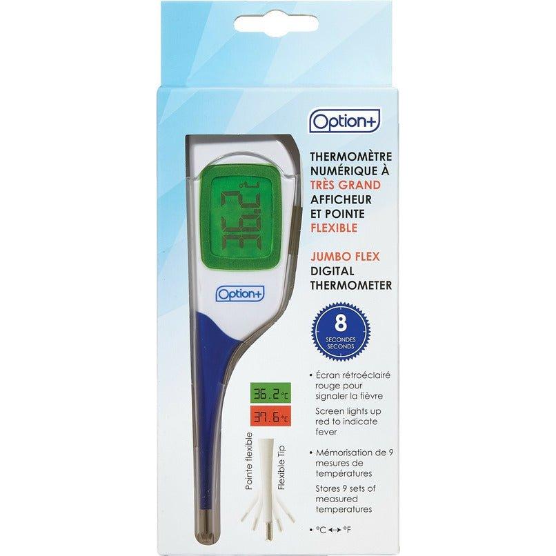 Option+ Digital Thermometer Jumbo Flex - Okotoks HC Pharmacy