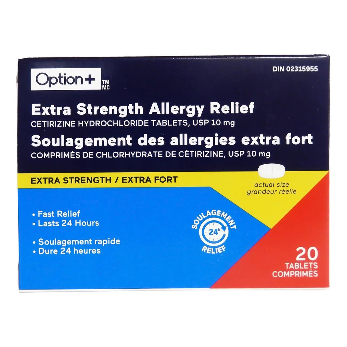 Option+ Extra Strength Allergy Relief TB 10MG - #shop_name