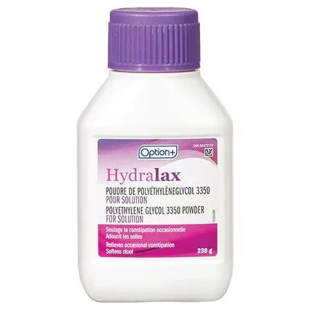 Option+ Hydralax 3350 Powder 238G - #shop_name
