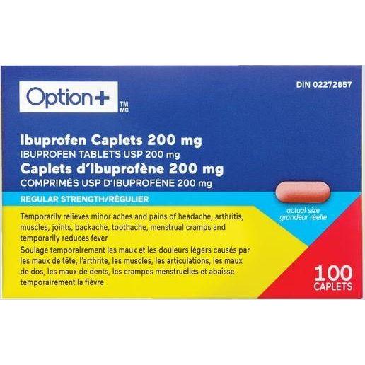 Option+ Ibuprofen Caplets USP 200mg 24 - #shop_name