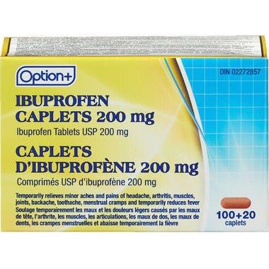 Option+ Ibuprofen Caplets USP 200mg 24 - #shop_name