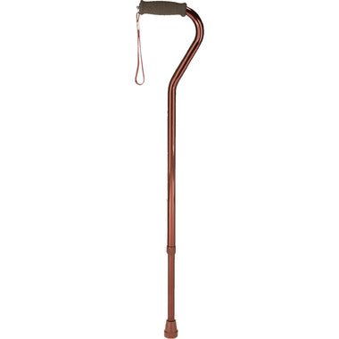 Option+ Telescopic Aluminium Cane with Offset Handle Bronze - Okotoks HC Pharmacy
