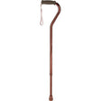 Option+ Telescopic Aluminium Cane with Offset Handle Bronze - Okotoks HC Pharmacy