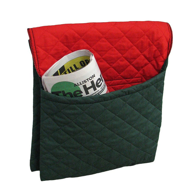 Parsons quilted walker pouch red green - Okotoks HC Pharmacy