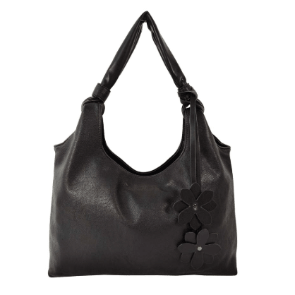 Passion Shoulder Hobo Handbag - Black 5323PN - okotoks hc pharmacy