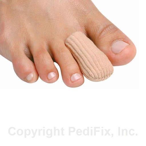 Toe protector on a foot with a white background - okotoks hc pharmacy