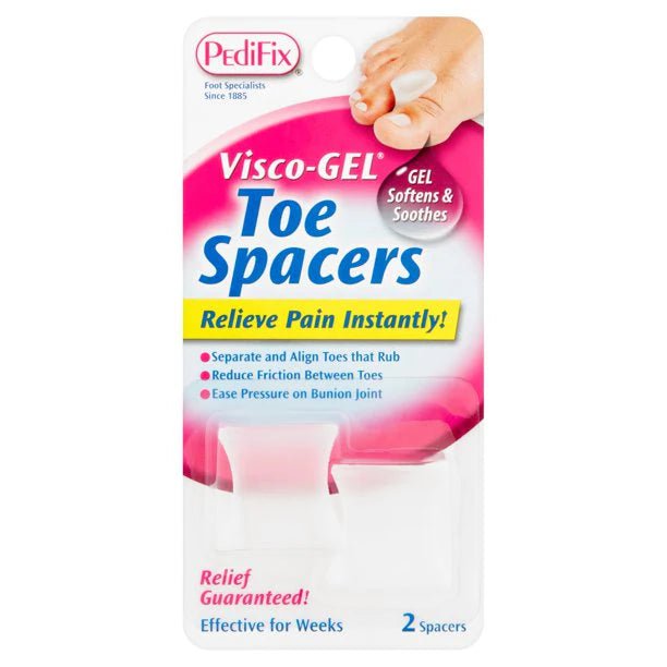 PediFix Visco-GEL Toe Spacers packaging on a white background - okotoks hc pharmacy