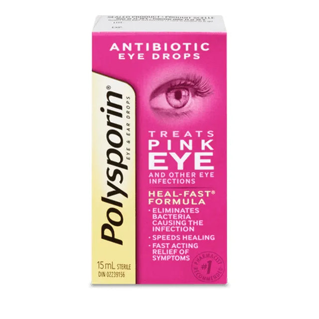 Polysporin Pink Eye Drops 15ML - #shop_name