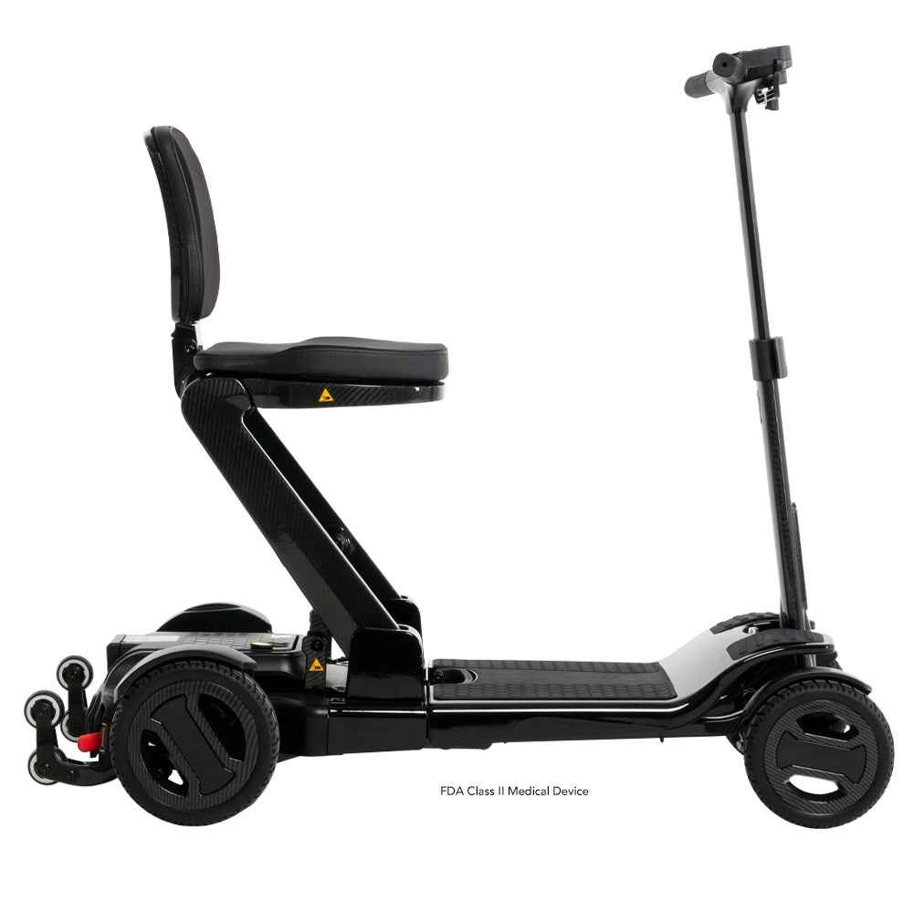 Pride Go Go Carbon Travel Mobility Foldable 4 Wheel Scooter - Okotoks HC Pharmacy